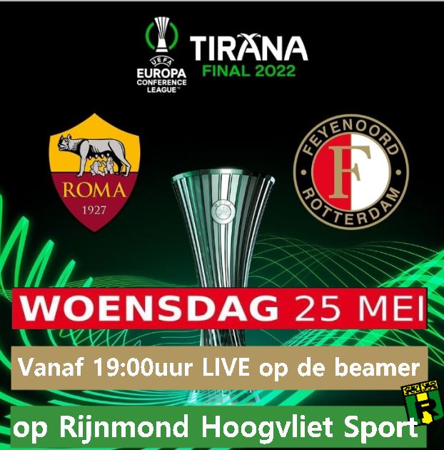 Feyenoord kijken bij Rijnmond Hoogvliet Sport